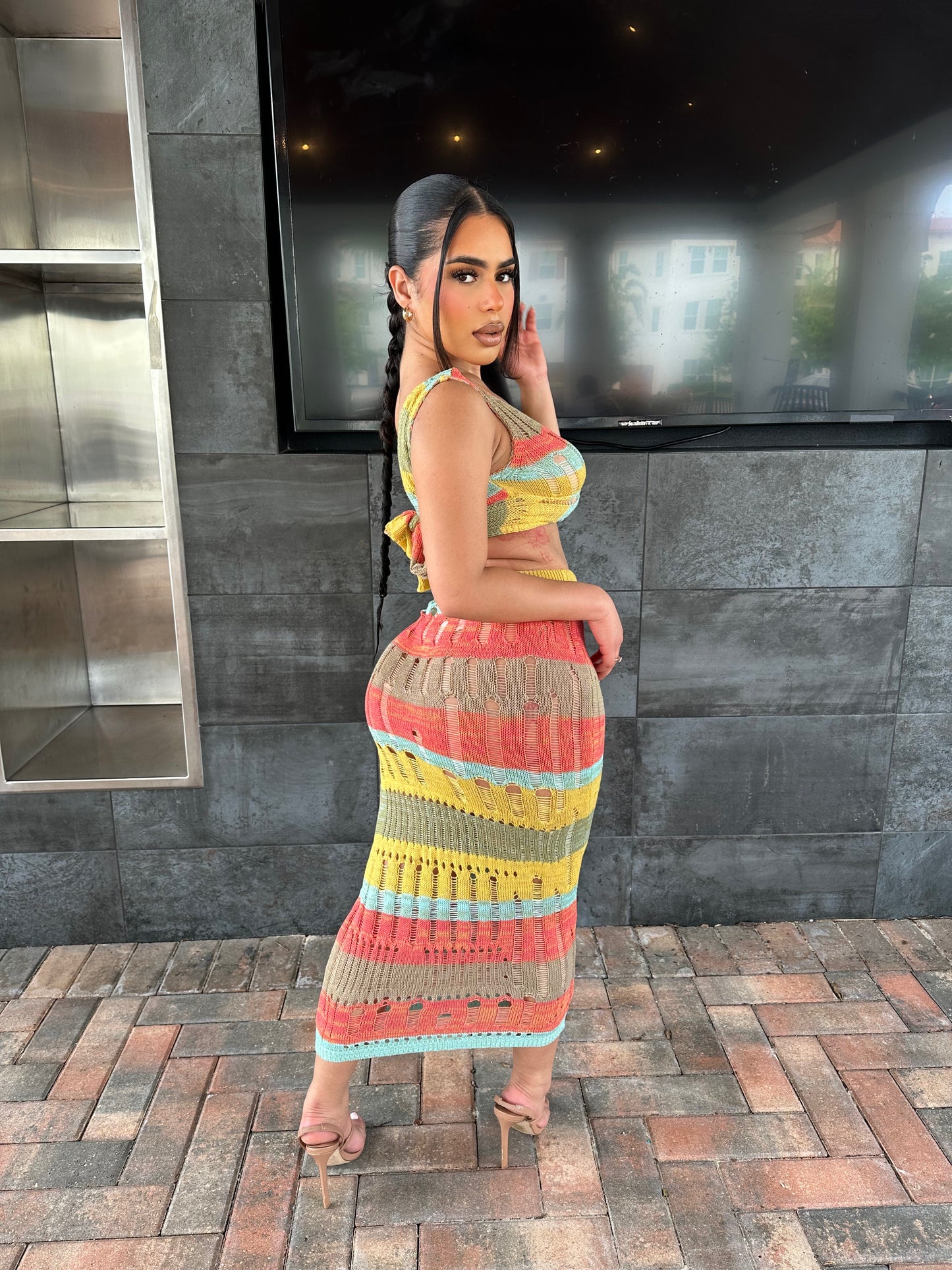 “Mykonos” Skirt Set
