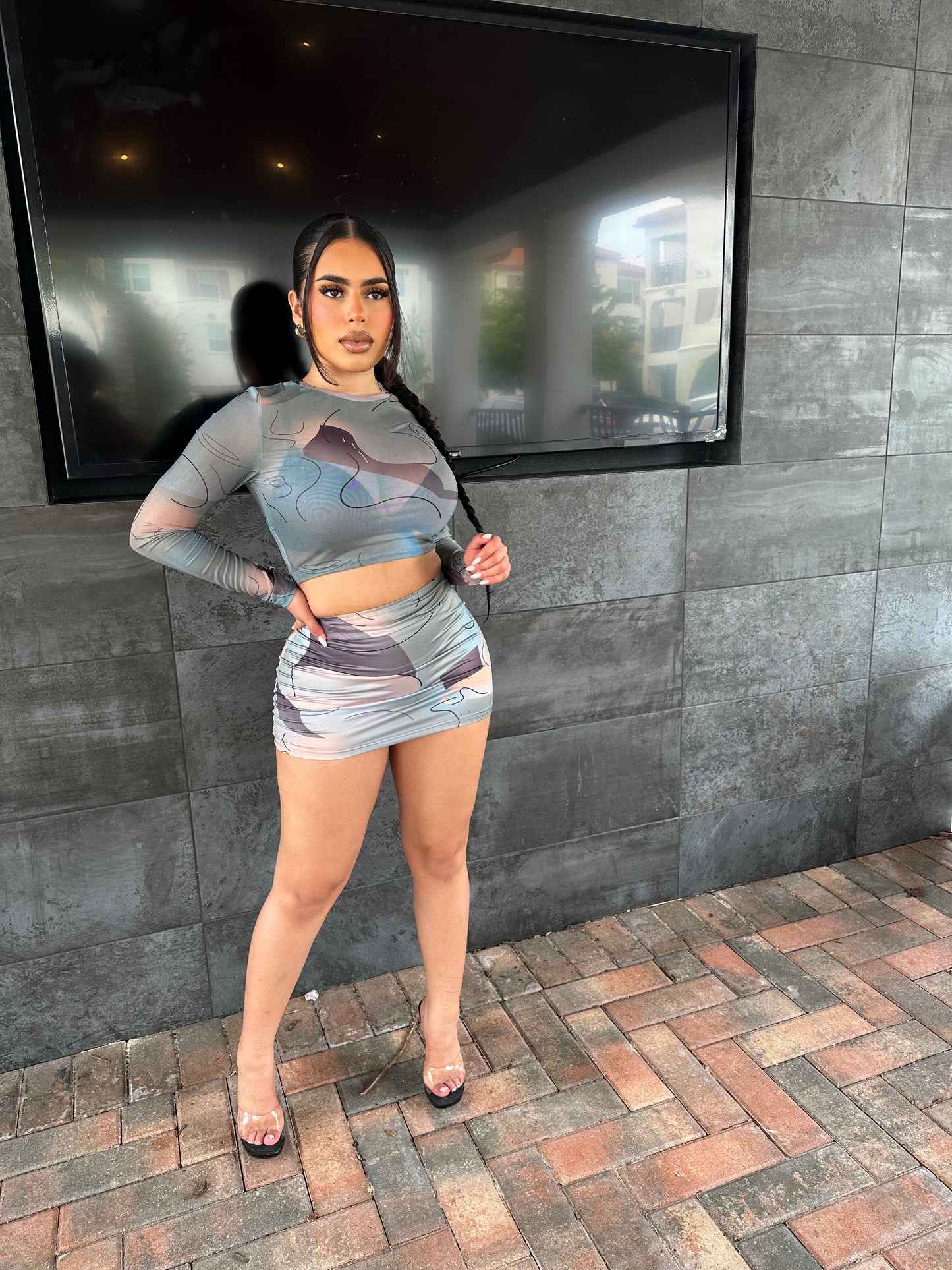 “Royal Paradise” Skirt Set